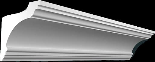 KT008-S Карниз из гипса для скрытого освещения (h115x120мм)