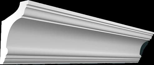 KT015-S Карниз из гипса для скрытого освещения (h155x105мм)