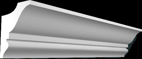 KT159-S Гипсовый карниз для скрытой подсветки (h80x65мм)