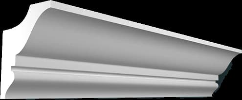 KT160-S Гипсовый карниз для скрытой подсветки (h100x80мм)