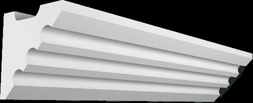 KT302-S Гипсовый карниз для скрытой подсветки (h50x50мм)