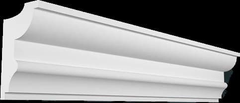 KT333-S Гипсовый карниз для скрытой подсветки (h70x40мм)