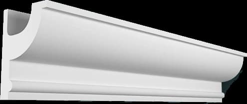 KT341-S Гипсовый карниз для скрытой подсветки (h70x50мм)
