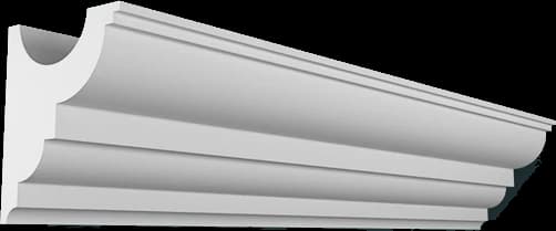 KT391-S Карниз из гипса для скрытого освещения (h120x70мм)