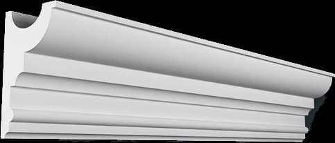 KT436-S Карниз из гипса для скрытого освещения (h200x120мм)