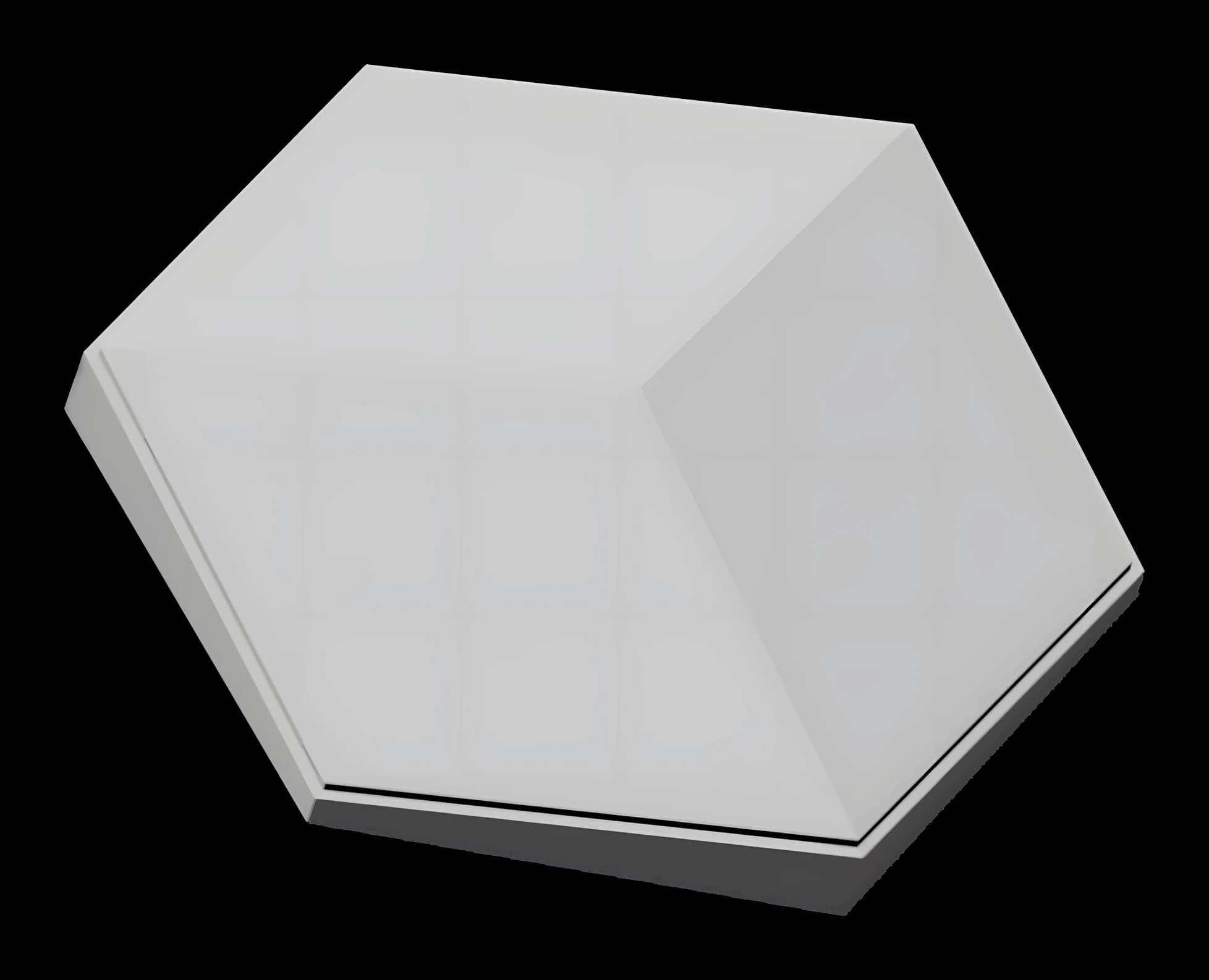 PN3106-07 - стеновая 3D панель гипсовая Объемные Шестигранники