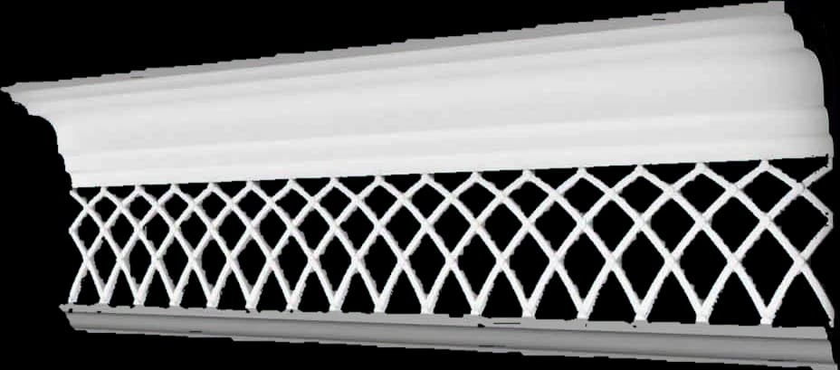 KMR010-2 карниз с перфорацией для вентиляции из гипса — гипсовая лепнина Artmodule