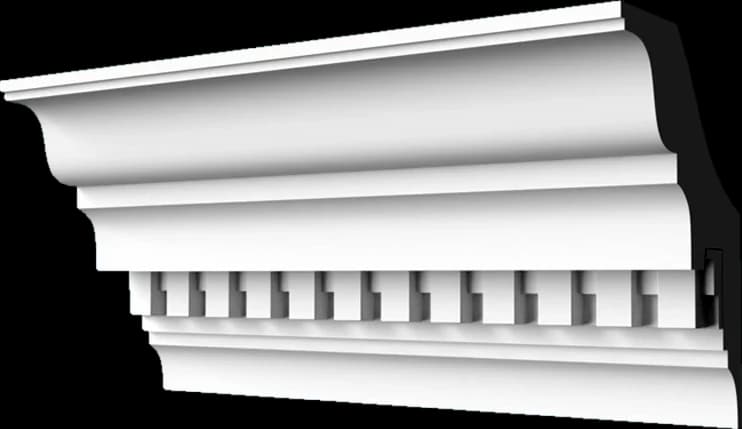 KV528 Карниз гипсовый с орнаментом — гипсовая лепнина Artmodule