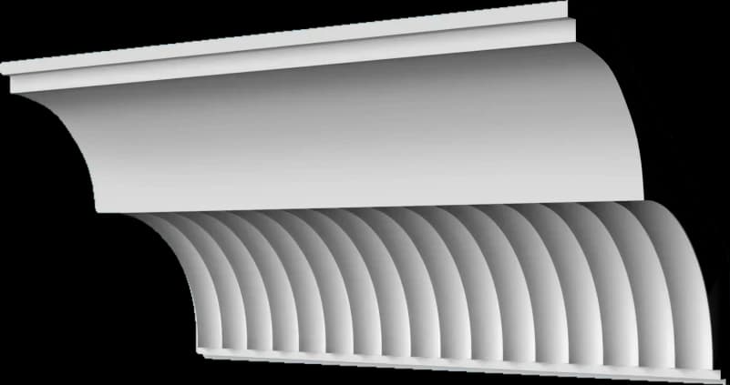 KW036 Карниз гипсовый с орнаментом — гипсовая лепнина Artmodule