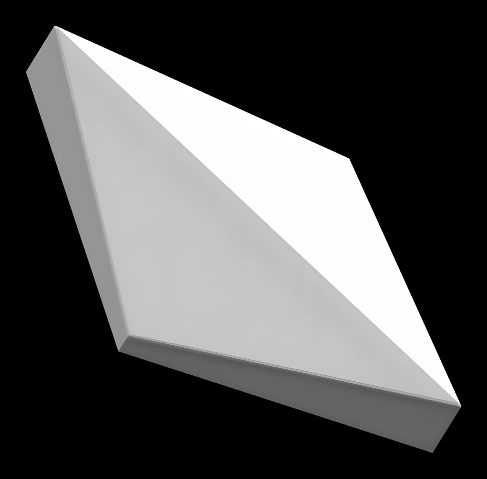 PN3104 - стеновая 3D панель гипсовая Ромб 3 — гипсовая лепнина Artmodule
