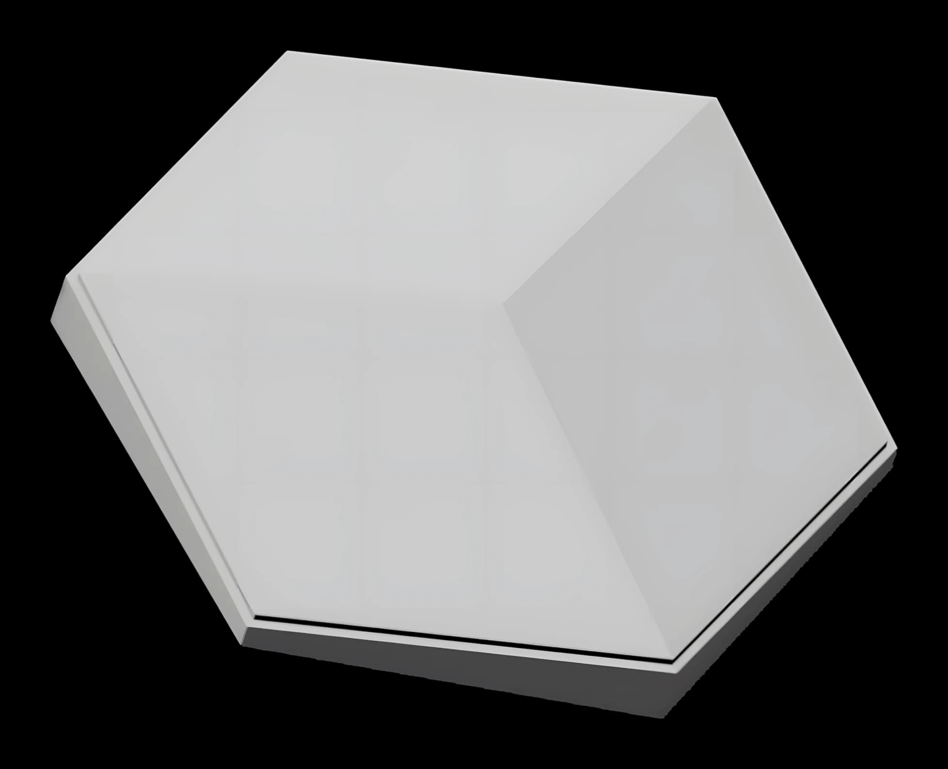 PN3106-07 - стеновая 3D панель гипсовая Объемные Шестигранники — гипсовая лепнина Artmodule