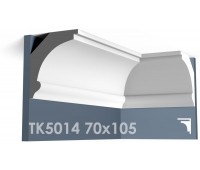 ТК5014 Карниз гладкий из гипса АртМодуль h70х105