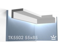 ТК5502 Карниз из гипса для подсветки АртМодуль h55x85