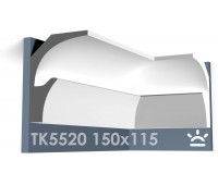 ТК5520 Карниз из гипса для подсветки АртМодуль h150x115