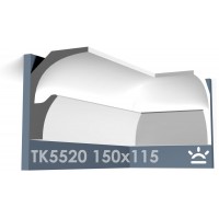 ТК5520 Карниз из гипса для подсветки АртМодуль h150x115
